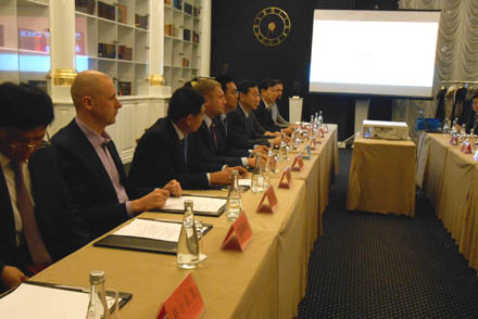 辽宁省阜新县区委书记张京学随辽宁省市代表团出访俄罗斯