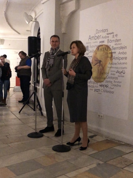 Руководство РАСПП посетило открытие интерактивно-познавательной выставки «Парк Янтарного Периода» во Всероссийском музее декоративно-прикладного и народного искусства.